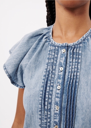 BLOUSE LENI BLEU JEAN