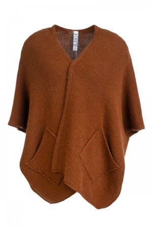 FANCY COGNAC CARDIGAN cognac