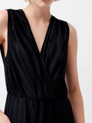 Ronnie v neck jumpsuit black