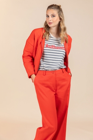 CAM t-shirt coral coral