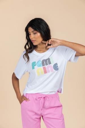 CAM T-shirt white White