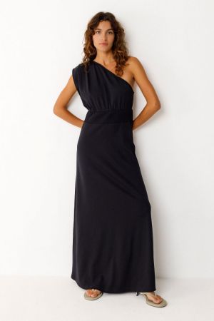 IRMA GOTS DRESS BLACK black