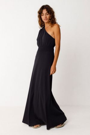 IRMA GOTS DRESS BLACK black