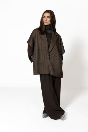 MILANO SAVOI Brown jacket brown