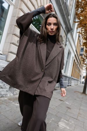MILANO SAVOI Brown jacket brown