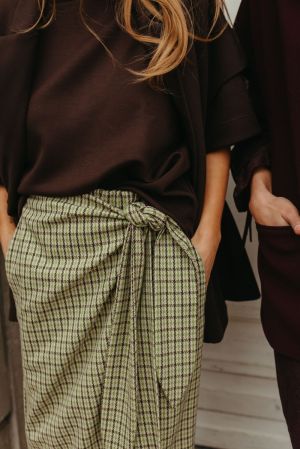 Skirt groene ruit Groene ruit