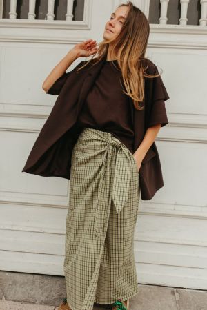 Skirt groene ruit Groene ruit