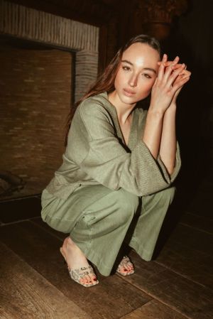 sweater groen Kaki