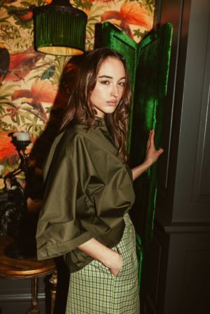 Blouse donkergroen donkergroen