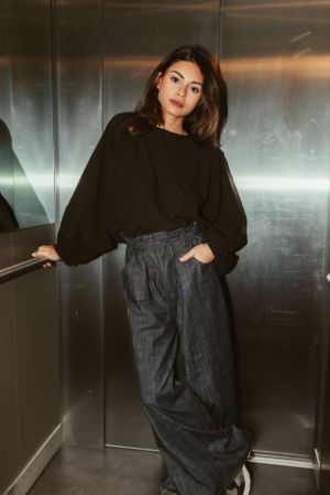 Broek zwart zwart 