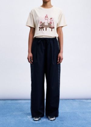 JIRISAN Pantalon BLEU 